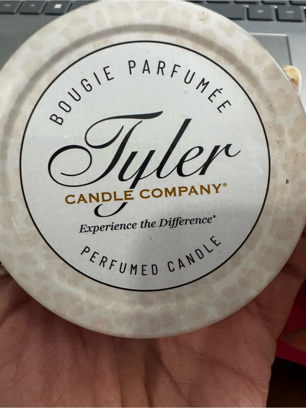 Tyler Candle Company Cream Perfumed Candle